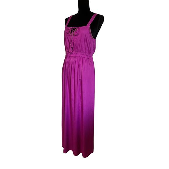 K. Jordan Pink Maxi Dress Small New Spaghetti strap - Picture 2 of 9